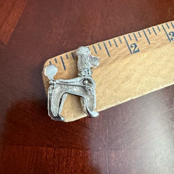 Vintage Poodle Dog Napier Brooch - Picture 2 of 2